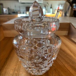 Vintage Crystal Sugar Dish